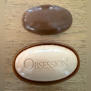 Vintage CALVIN KLEIN Obsession Cream Soap Bar